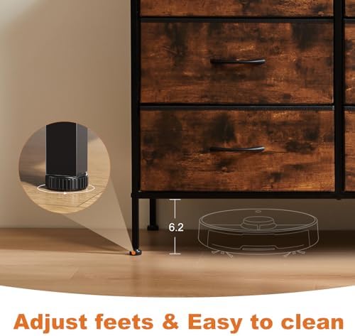 Sweetcrispy Dresser for Bedroom with 6 Drawers, Storage Tower Organizer - Image 4
