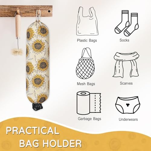 Plastic Bag Holder, Reusable Grocery Bag Holder for Plastic Bags - Image 3