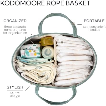 Diaper Caddy Organizer, Gift Basket for Baby Shower, Newborn Essentials - Image 3