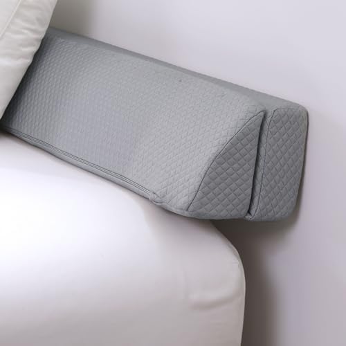 HOMBYS Wedge Pillow Headboard for Bed Gap,Foldable Bed Wedge Gap Filler Queen Size,Matterss Gap Filler,Multi Functional Bed Crack Pillow, Fill The Gap (0-7") Between Your Headboard and Mattress - Image 6