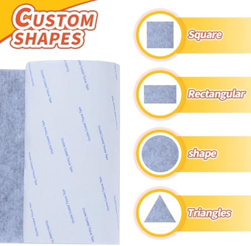 Felt Furniture Pads, 40 x 5 x 0.12 Inch Felt Strips - Image 3