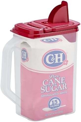 Buddeez Clear Pantry Storage Container, Dry Storage, 4 Quart, Red Lid - Image 7