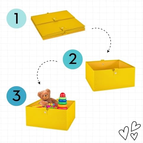 RiverRidge Folding Storage Bins - 6-Pack of 5in Tall Black Cubes - Image 4