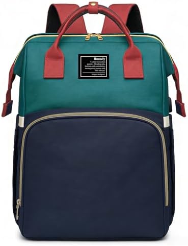 houscly Diaper Bag Backpack with Changing Station, 25L Large Capacity by houscly