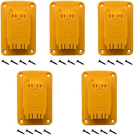 5Packs Tool Holders for Dewalt 20V 12V Drill Tool Mount for Milwaukee M18 by UOSXVC