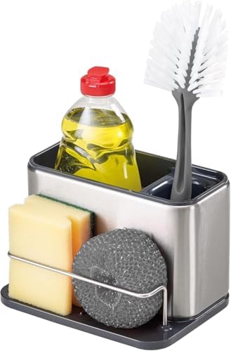 Joseph Joseph Surface Stainless Steel Caddy Sink Area Organizer and Sponge Holder, Gray by Unknown