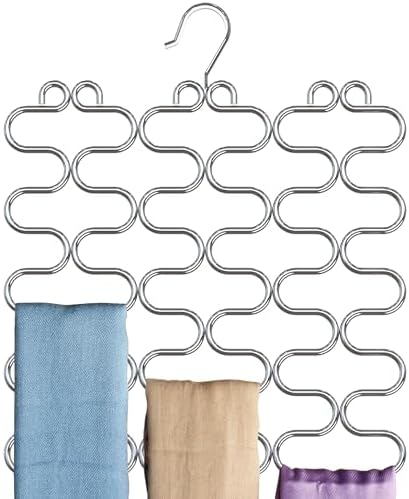 Deco Brothers Scarf Hanger for Closet, 23 Loop, Chrome by DecoBrothers
