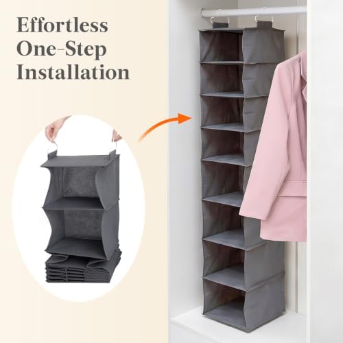 Lifewit Hanging Closet Organizer and Storage for Clothes 8 Tier - Image 6