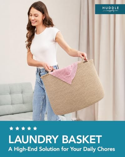 Huddle XXXLarge WASHABLE Blanket Basket for Living Room,Toys Storage, Baby - Image 5