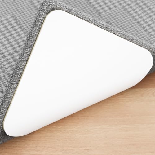 Home Techpro Double Sided Rug Pad Gripper for Hardwood Floors No Damage, New Materials to Non Slip Rug Pads, Under Rug Carpet Tape : Keep Your Rug in Place & Make Corner Flat by HomeTechpro