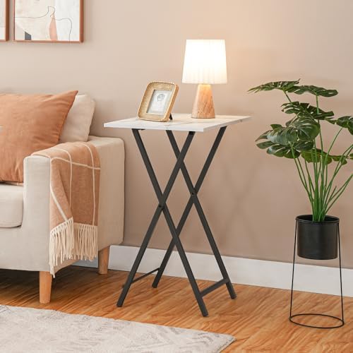 HOOBRO Folding TV Tray, Stable Snack Table for Small Space - Image 4