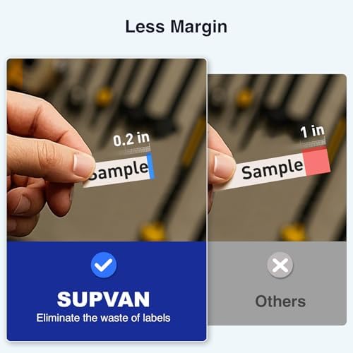 SUPVAN E11 Keyboard & Bluetooth Label Maker Machine - Image 4