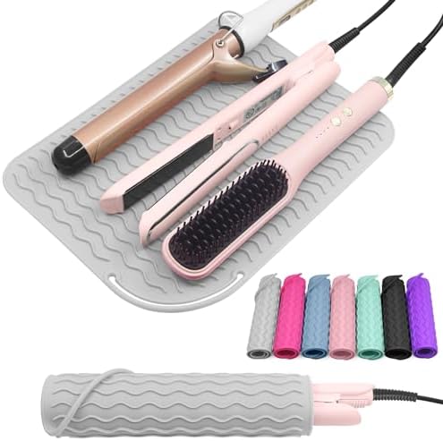 Suafrnut Plus Size Silicone Heat Resistant Mat for Hair Tools(12" x 9") by Suafrnut