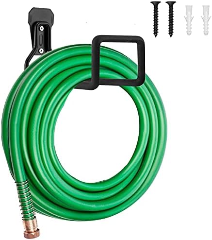 Hose Hanger, Heavy Duty Metal Hose Holder Wall Mount by Sageme