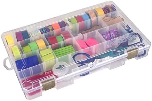 ArtBin Large Solutions Box Craft Organizer with 20 Dividers, Clear - Image 4