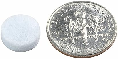1000 Pack Rok Hardware Heavy Duty 3/8" (9.5mm) Diameter Self-Adhesive Felt Pads, Furniture/Cabinet Bumpers, 1/8" (3mm) Height, Round, White - ROKFELTP38WHT - Image 3