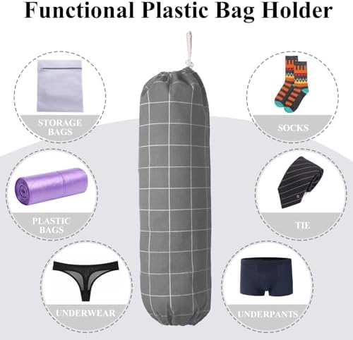 TOGETRUE Plastic Bag Holder, Wall Mount Plastic Bag Organizer Dispenser - Image 4
