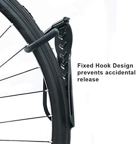 Wallmaster Bike Storage Rack, Wall Mount Bicycles Hanger with Tire Tray - Image 3