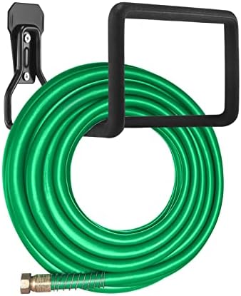 Hose Hanger, Heavy Duty Metal Hose Holder Wall Mount by Sageme