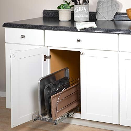 Pull Out Organizer for Bakeware, Cutting Board and Trays, 8.5"W x 21"D - Image 3