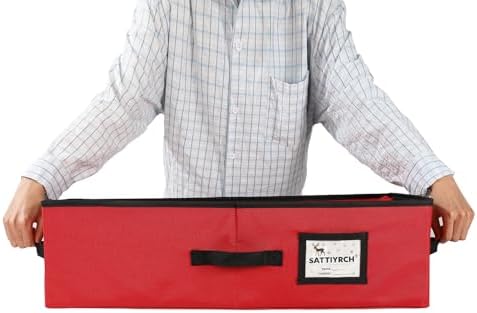 Sattiyrch Christmas Ornament Storage Box,Box Contributes Slots for 64 Holiday Ornaments 3-Inch Underbed Storage - Image 3