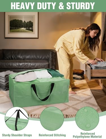 WORKPRO 10 Pack Extra Large Moving Bags with Backpack Straps & Handles - Image 4
