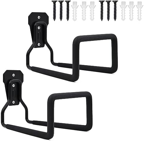Garden Hose Holder - 2 Pack Hose Hanger Wall Mount, Heavy Duty Water Hose Holder for Outside Use in Yard, Metal Durable Hose Hooks, Ideal for Water Hose Storage by %E2%80%8EDotet-US
