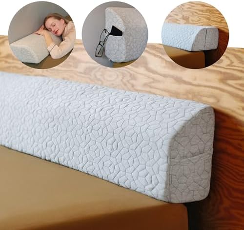FeelAtHome King Bed Gap Filler, 0-8" Adjustable Headboard Wedge Pillow by FeelAtHome
