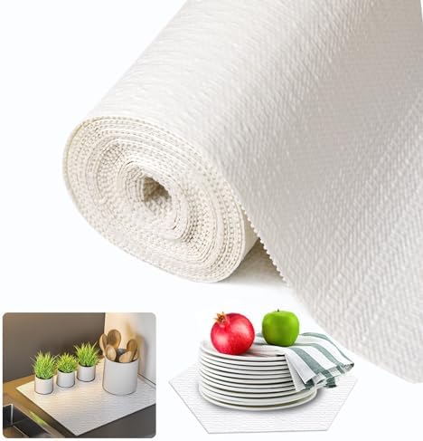 Beautysaid Shelf and Drawer Liner for Kitchen Cabinet Non Adhesive Non Slip by Beautysaid