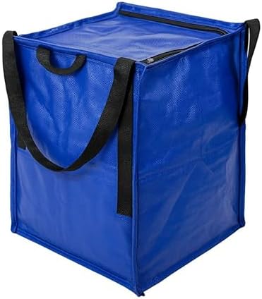 DURASACK 22-Gallon Zipper Top Heavy Duty Storage Tote Bags, Single, Blue by DURASACK