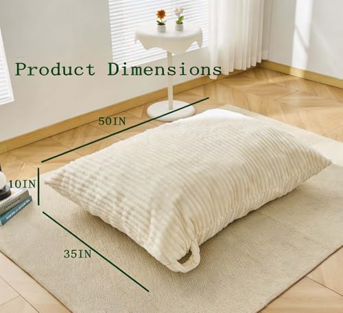 Kisoy Stuffed Animal Storage Bean Bag Bed Cover (No Filler) Washable - Image 3