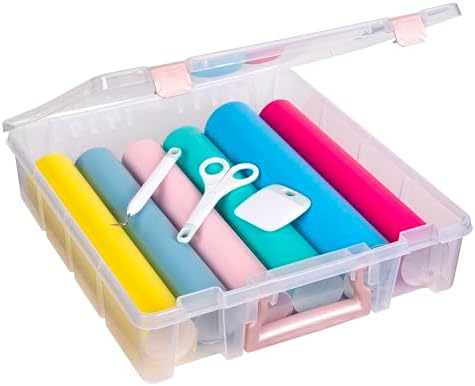 ArtBin Essentials 12 x 12 One-Compartment Craft Box, Clear - Image 6