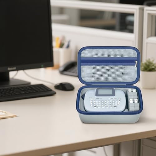 GWCASE Hard Case for Brother P-Touch PTM95 PT90 Handy Label Maker, Gray - Image 6