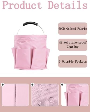 Cleaning Caddy with Handle, for Cleaning Supplies Organizer Bucket - Image 3