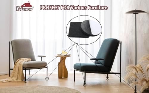 Felt Furniture Pads for Hardwood Floors -Yelanon Felt Pads for Chair Legs - Image 6