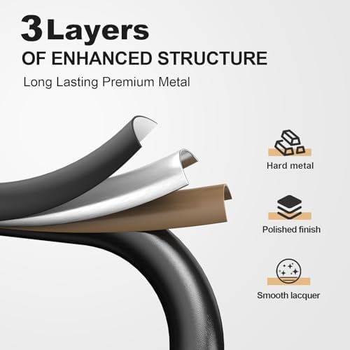 HBTower 4 Step Ladder with Wide Anti-Slip Pedal and Cushioned Handle - Image 2