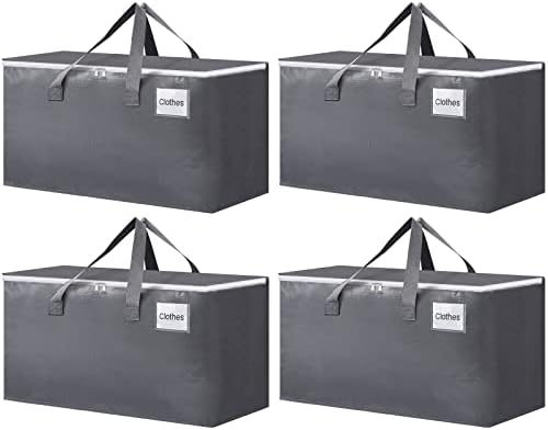 BlissTotes Large Moving Bags, Storage Bags, 76L-4 Pack by BlissTotes