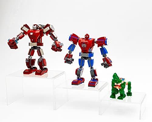 Cerpourt 2 Sets Acrylic Display Risers(4",5",6") Product Stand ((4"x5"x6") Clear Risers) - Image 3