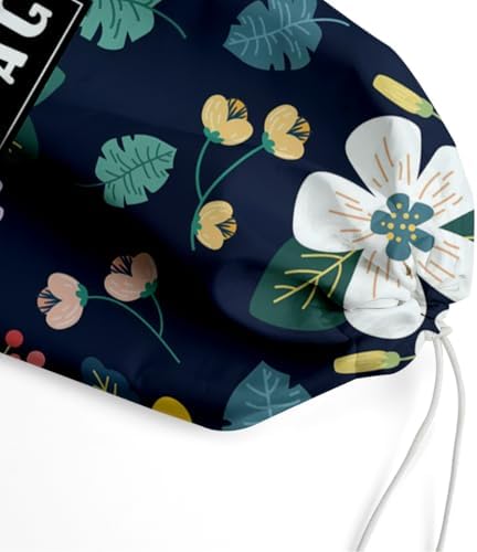 Flowers Plastic Bag Organizer,Reusable Grocery Country Style Plastic Bag Dispenser ​for Home Kitchen Travelling Camping Decor, use 1 Pack，Flowers Pattern - Image 5