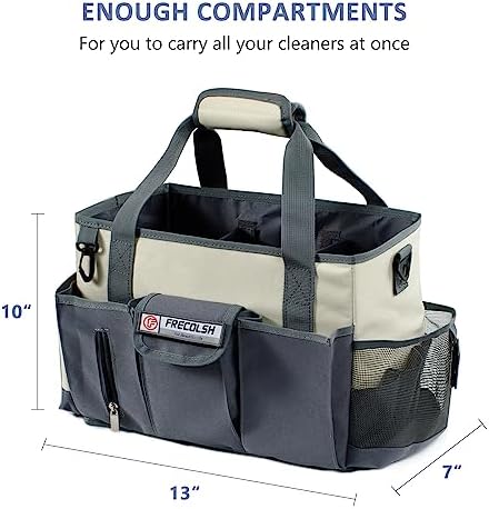 13" Cleaning Caddy for Cleaning Supplies, Cleaning Bag for Housekeepers - Image 5