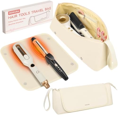 MOKURA Hair Tools Travel Bag Compatible with Shark Flexstyle (Ivory) by MOKURA