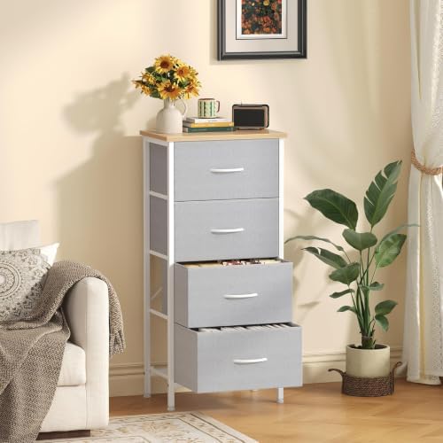Sweetcrispy 4 Storage Drawer Dresser, Storage Cabinet, Clothes Organizer - Image 2