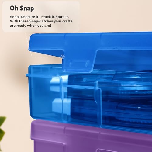 novelinks Plastic Pencil Boxes and Small Plastic Containers with Lids - Image 5