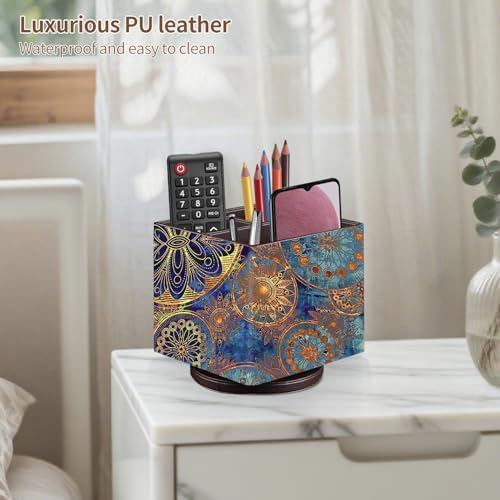 360°Rotatable TV Remote Control Holder/Caddy for Table,Nightstand Organizer - Image 4