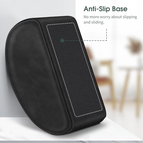 KENOBEE Large Remote Control Holder with 5 Compartments, Black - Image 3