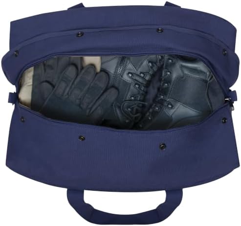 Rothco Canvas Parachute Cargo Bag, Navy Blue, 40.5L - Image 6