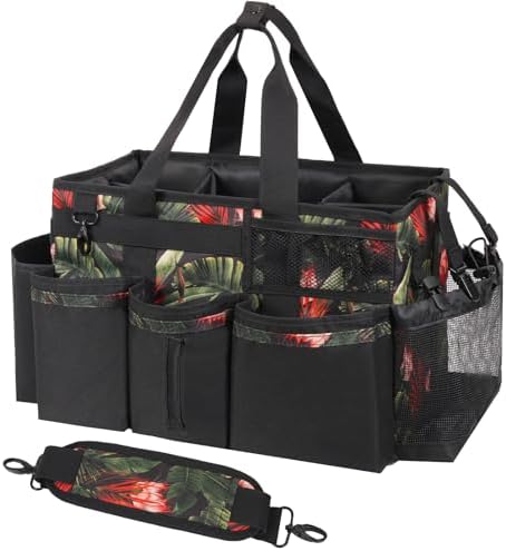SCAVATA Wearable Cleaning Caddy Organizer With Handle & Shoulder Strap by Tidyyourlife