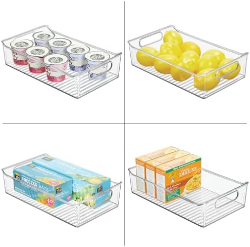 iDesign Plastic Pantry Storage Organizer Bin, Set of 2, Clear - Image 6