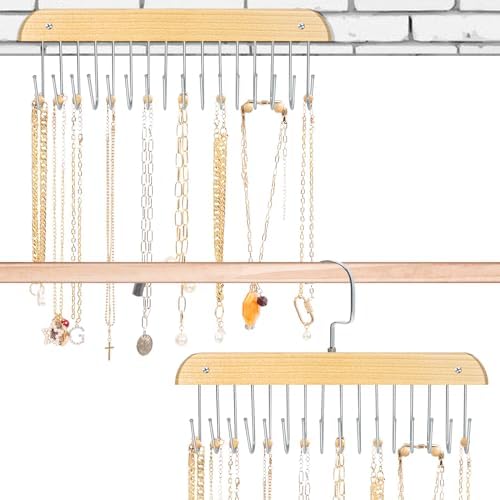 Jewelry Holder Organizer Wall Mount Necklace Holder Necklace Organizer, Hanging Jewelry Organizer - Image 7
