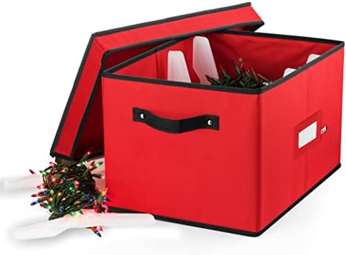 ZOBER Christmas Light Storage Reels with 4 Spools, Holds 800 Mini Lights by ZOBER